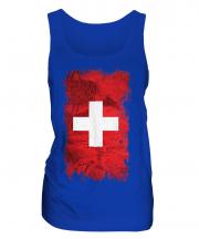 Switzerland Grunge Flag Ladies Vest