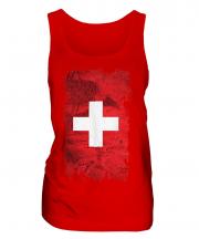 Switzerland Grunge Flag Ladies Vest