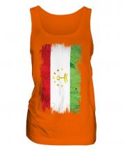 Tajikistan Grunge Flag Ladies Vest