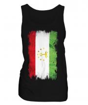 Tajikistan Grunge Flag Ladies Vest