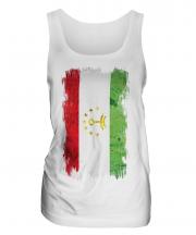 Tajikistan Grunge Flag Ladies Vest