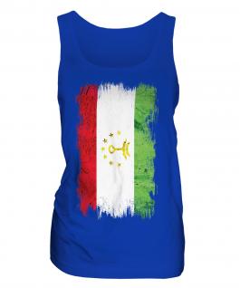 Tajikistan Grunge Flag Ladies Vest