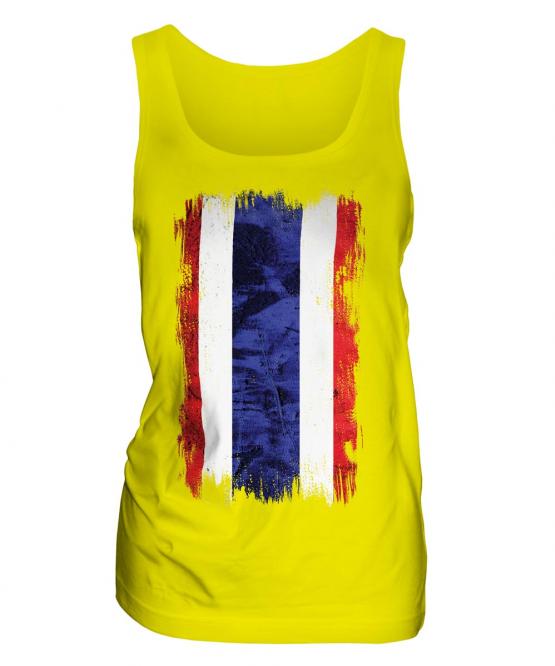 Thailand Grunge Flag Ladies Vest