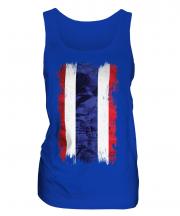 Thailand Grunge Flag Ladies Vest