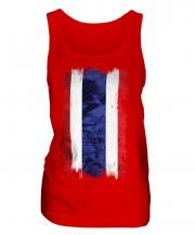 Thailand Grunge Flag Ladies Vest