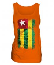 Togo Grunge Flag Ladies Vest
