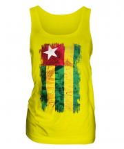 Togo Grunge Flag Ladies Vest