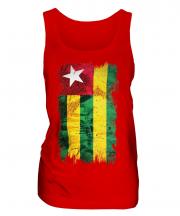 Togo Grunge Flag Ladies Vest
