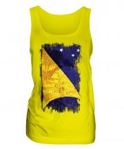 Tokelau Grunge Flag Ladies Vest