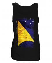 Tokelau Grunge Flag Ladies Vest