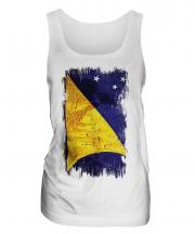 Tokelau Grunge Flag Ladies Vest