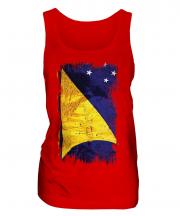 Tokelau Grunge Flag Ladies Vest