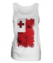 Tonga Grunge Flag Ladies Vest