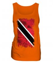 Trinidad And Tobago Grunge Flag Ladies Vest