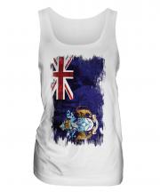 Tristan Da Cunha Grunge Flag Ladies Vest