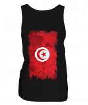Tunisia Grunge Flag Ladies Vest