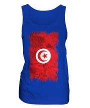 Tunisia Grunge Flag Ladies Vest