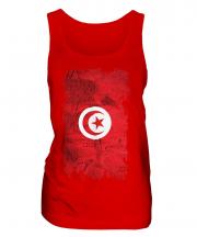 Tunisia Grunge Flag Ladies Vest