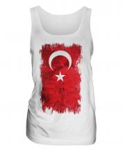 Turkey Grunge Flag Ladies Vest