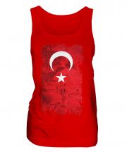 Turkey Grunge Flag Ladies Vest