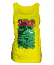 Turkmenistan Grunge Flag Ladies Vest