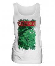 Turkmenistan Grunge Flag Ladies Vest