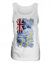 Tuvalu Grunge Flag Ladies Vest