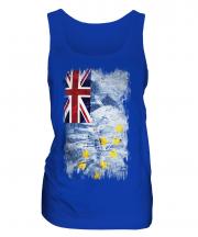 Tuvalu Grunge Flag Ladies Vest