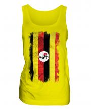 Uganda Grunge Flag Ladies Vest