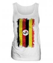 Uganda Grunge Flag Ladies Vest