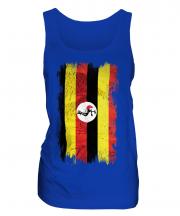 Uganda Grunge Flag Ladies Vest