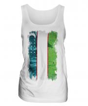Uzbekistan Grunge Flag Ladies Vest