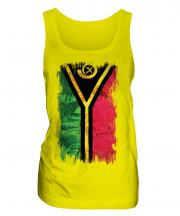 Vanuatu Grunge Flag Ladies Vest