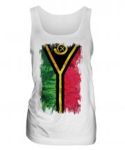 Vanuatu Grunge Flag Ladies Vest