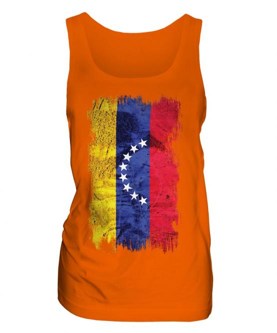 Venezuela Grunge Flag Ladies Vest