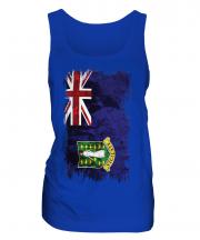 Uk Virgin Islands Grunge Flag Ladies Vest