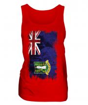 Uk Virgin Islands Grunge Flag Ladies Vest