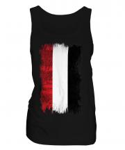 Yemen Grunge Flag Ladies Vest