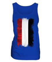 Yemen Grunge Flag Ladies Vest