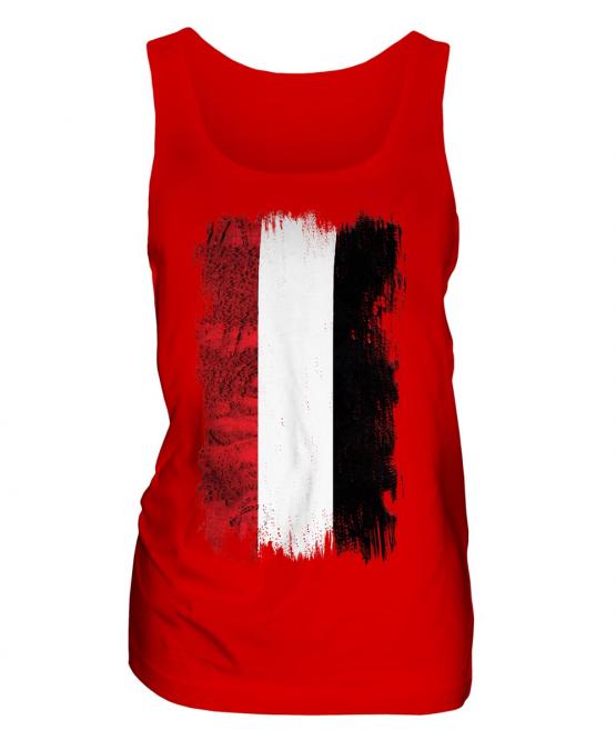 Yemen Grunge Flag Ladies Vest