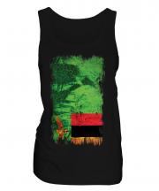 Zambia Grunge Flag Ladies Vest