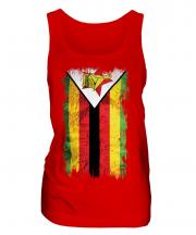 Zimbabwe Grunge Flag Ladies Vest