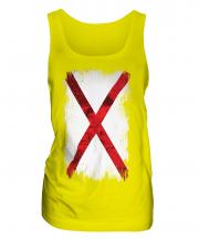 Alabama State Grunge Flag Ladies Vest