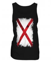 Alabama State Grunge Flag Ladies Vest