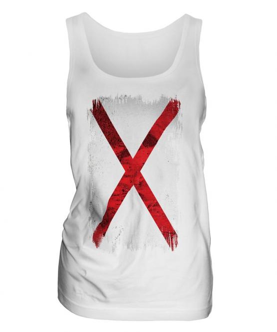 Alabama State Grunge Flag Ladies Vest