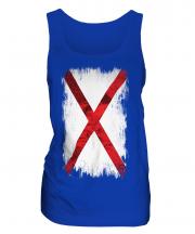 Alabama State Grunge Flag Ladies Vest