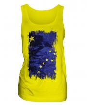 Alaska State Grunge Flag Ladies Vest
