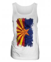 Arizona State Grunge Flag Ladies Vest