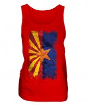 Arizona State Grunge Flag Ladies Vest