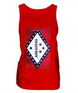 Arkansas State Grunge Flag Ladies Vest